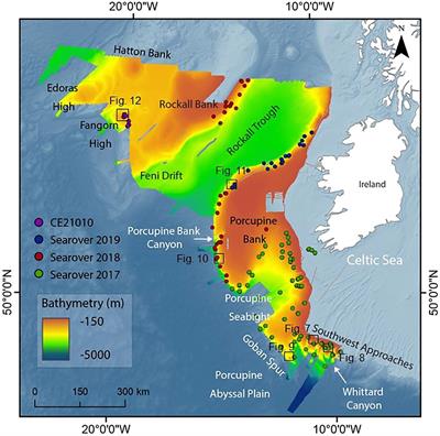 Large-scale bedrock outcrop mapping on the NE Atlantic Irish continental margin